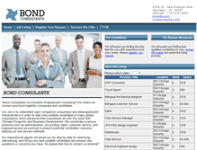 Tablet Screenshot of bond-consultants.com